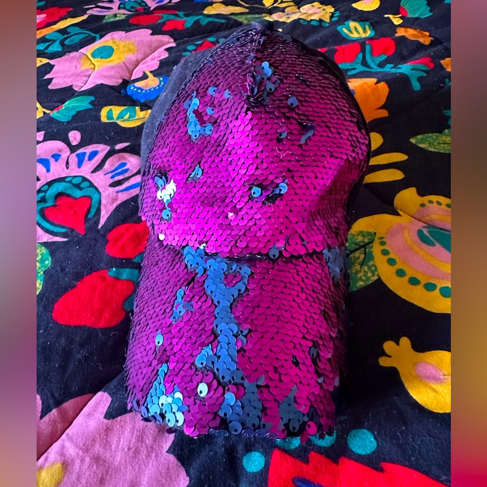 Sequin hat